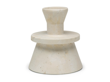 DANDY - Trani stone decorative object / candle holder by Natuzzi Italia - view 2